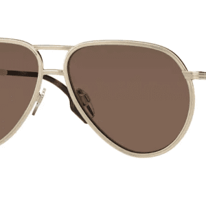 Silver Color Aviator Sunglasses With Grey Shades