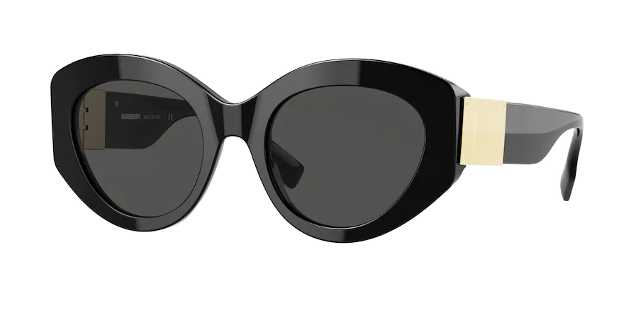 A Broad Black Color Frame With Black Glasses