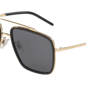 A Square Shape Aviator Shades With Gold Frame