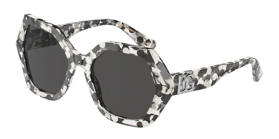 A White and Black Color Dolce and Gabbana Frame With Black Shades