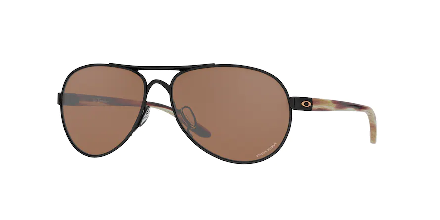 Oakley Black and Brown Frame With Brown Shades