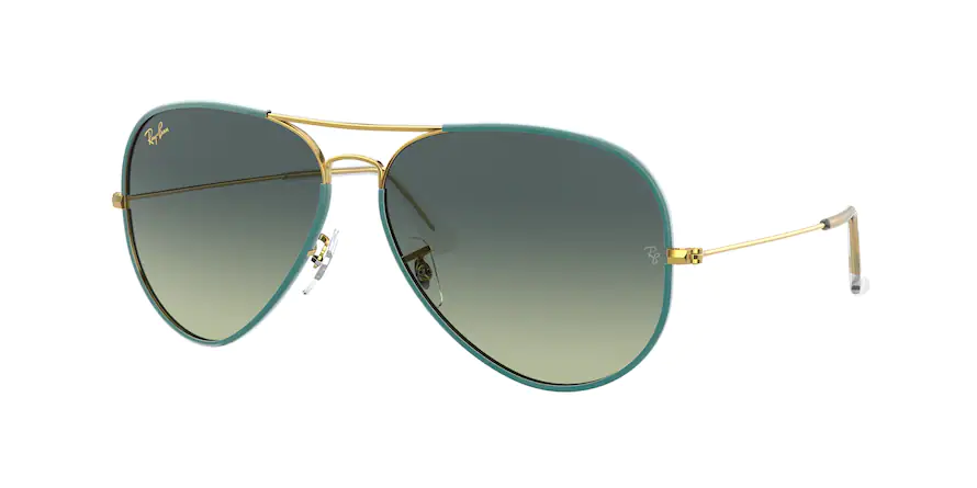 Ray Ban Blue and Gold Color Frame