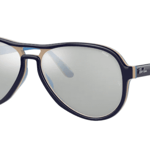 Black Color Ray Ban Frame With Light Grey Shades