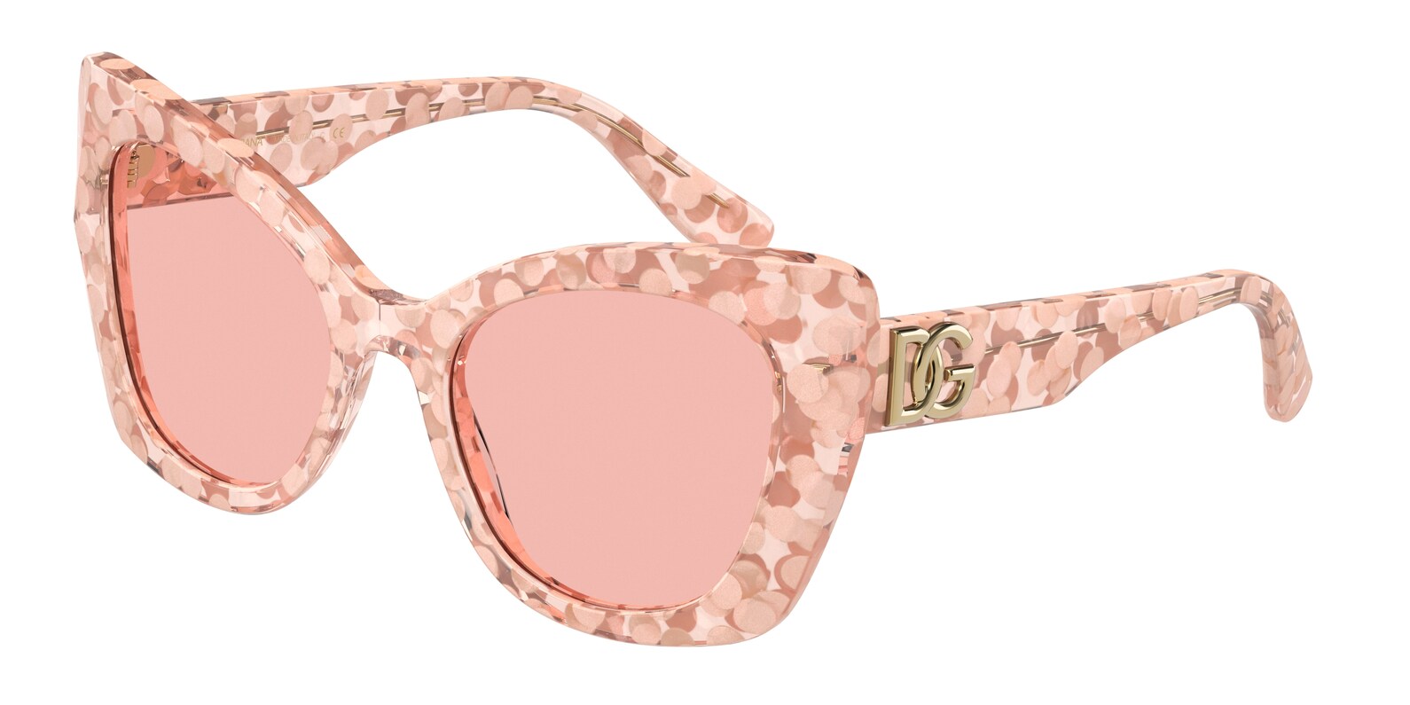 Rose Pink Dolce and Gabbana Cat Eyes Frame