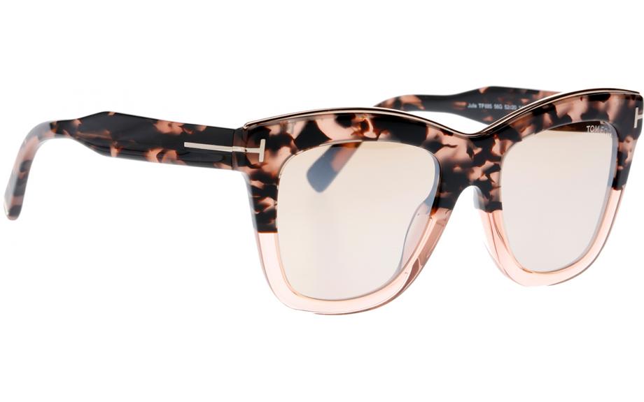 Brown and Black Pattern Plastic Sunglasses