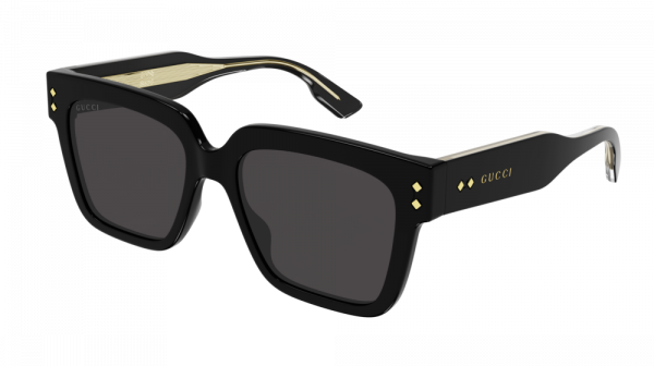 Black Color Rectangular Frame With Black Glasses