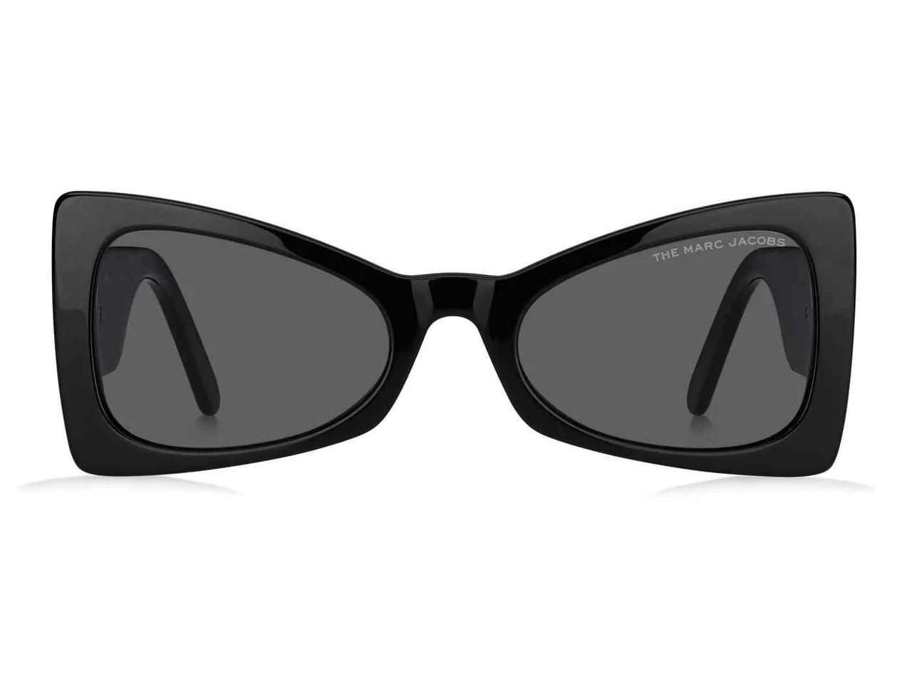 Black Bow Shaped Glasses With Black Shades