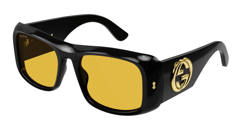 A Black Color Gucci Frame With Gold Frame