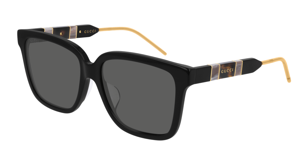 Black Color Aviator Gucci Glasses With Black Shades